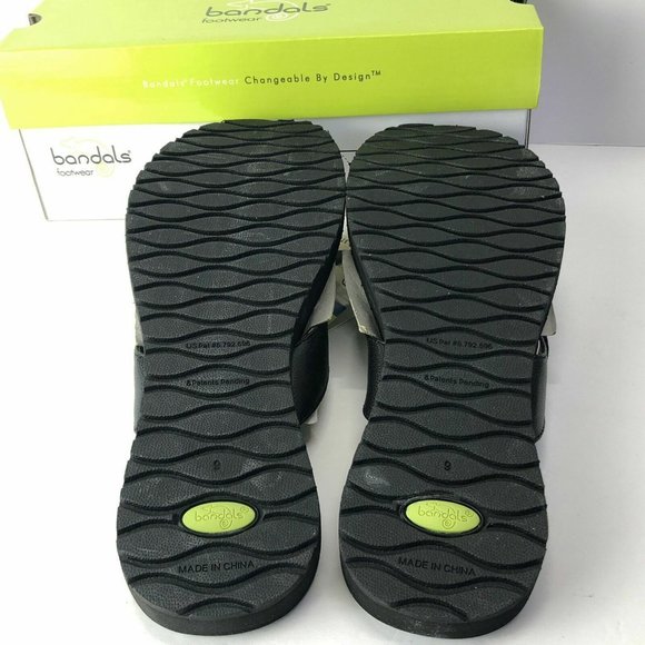 Bandals footwear black flip flops New in box - Picture 9 of 13